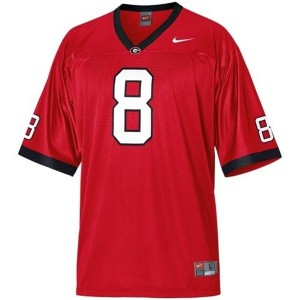 Nike A.J. Green Georgia Bulldogs No.8 - Red Football Jersey