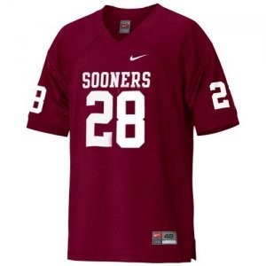 Nike Adrian Peterson Oklahoma Sooners No.28 - Crimson Red Football Jersey