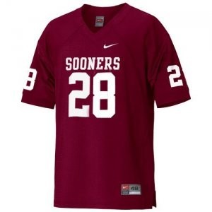 Nike Adrian Peterson Oklahoma Sooners No.28 Youth - Crimson Red Football Jersey