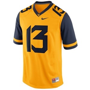 Nike Andrew Buie West Virginia Mountaineers No.13 Youth - Gold Football Jersey