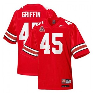 Nike Archie Griffin Ohio State Buckeyes No.45 - Scarlet Red Football Jersey