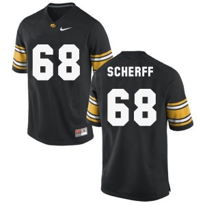 Nike Brandon Scherff Hawkeyes No.68 Youth - Black Football Jersey