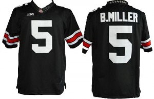 Nike Braxton Miller Ohio State Buckeyes No.5 - Black Football Jersey
