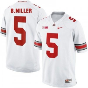 Nike Braxton Miller Ohio State Buckeyes No.5 Youth - White Football Jersey