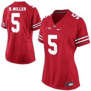 Nike Braxton Miller Ohio State No.5 Women - Scarlet Red Football Jersey