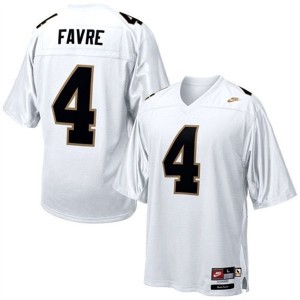 Nike Brett Favre Southern Mississippi Golden Eagles No.4 - White Football Jersey