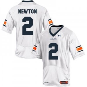 Under Armour Cam Newton Auburn Tigers No.2 Youth - White Football Jersey