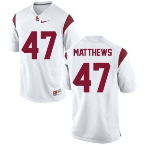 Nike Clay Matthews USC Trojans No.47 Youth - White Football Jersey