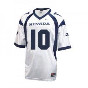 Nike Colin Kaepernick Nevada Wolf Pack No.10 Youth - White Football Jersey