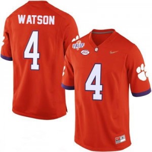 Nike Deshaun Watson No.4 Clemson Diamond Quest - Orange Football Jersey