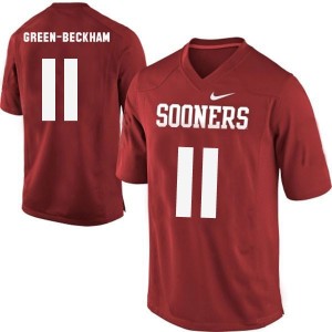 Nike Dorial Green Beckham Oklahoma Sooners No.11 - Red Football Jersey