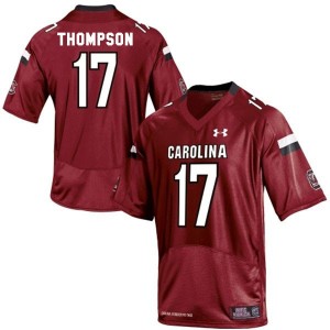 Under Armour Dylan Thompson South Carolina Gamecocks No.17 Youth - Red Football Jersey
