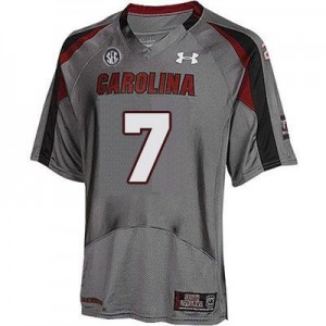 Under Armour Jadeveon Clowney South Carolina Gamecocks No.7 Youth - Gray Football Jersey