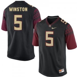 Nike Jameis Winston FSU No.5 Youth - Black Football Jersey