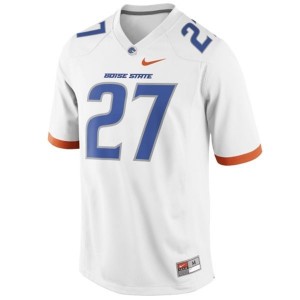 Nike Jay Ajayi Boise State Broncos No.27 - White Football Jersey