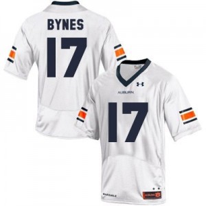 Under Armour Josh Bynes Auburn Tigers No.17 Youth - White Football Jersey