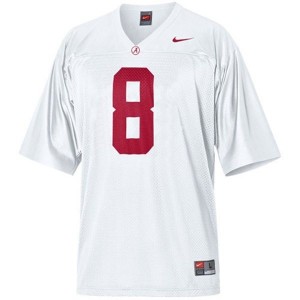 Nike Julio Jones Alabama Crimson Tide No.8 - White Football Jersey