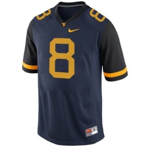 Nike Karl Joseph West Virginia Mountaineers No.8 - Blue Football Jersey