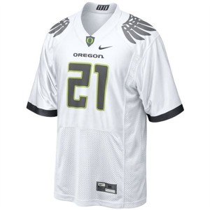 Nike LaMichael James Oregon Ducks No.21 Youth - White Football Jersey