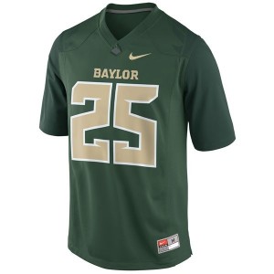 Nike Lache Seastrunk Baylor Bears No.25 - Green Football Jersey