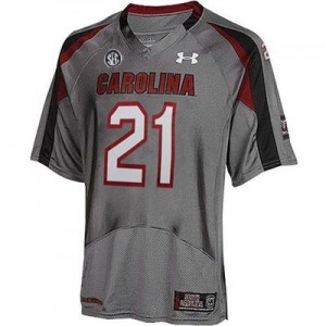 Under Armour Marcus Lattimore South Carolina Gamecocks No.21 Youth - Gray Football Jersey