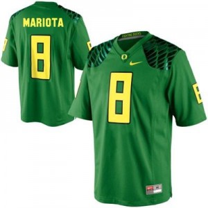 Nike Marcus Mariota Oregon Ducks No.8 - Apple Green Football Jersey