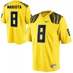 Nike Marcus Mariota Oregon Ducks No.8 - Yellow Football Jersey