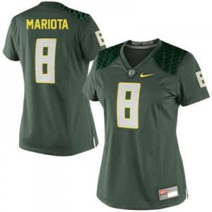 Nike Marcus Mariota Oregon Ducks No.8 Women - Green Football Jersey