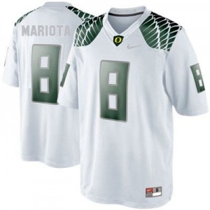 Nike Marcus Mariota Oregon Ducks No.8 Youth - White Football Jersey