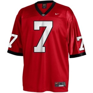 Nike Matthew Stafford Georgia Bulldogs No.7 Youth - Red Football Jersey