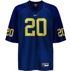 Nike Mike Hart UMich Wolverines No.20 - Navy Blue Football Jersey