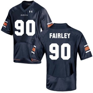 Under Armour Nick Fairley Auburn Tigers No.90 Youth - Navy Blue Football Jersey