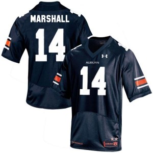 Under Armour Nick Marshall Auburn Tigers No.14 Youth - Navy Blue Football Jersey