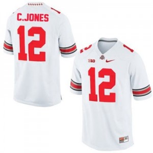 Nike Cardale Jones Ohio State Buckeyes No.12 - White Football Jersey