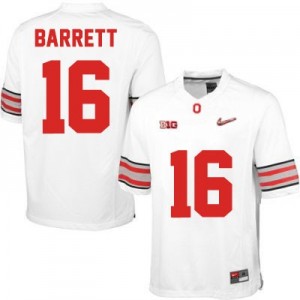 Nike J.T. Barrett OSU No.16 Diamond Quest Playoff - White Football Jersey