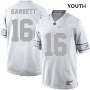 Nike J.T. Barrett Ohio State Buckeyes No.16 - Platinum - Youth Football Jersey