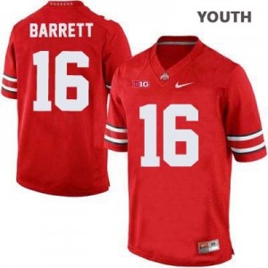 Nike J.T. Barrett Ohio State Buckeyes No.16 - Scarlet - Youth Football Jersey