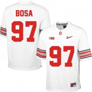 Nike Joey Bosa OSU No.97 Diamond Quest Playoff - White Football Jersey