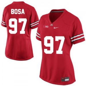 Nike Joey Bosa Ohio State Buckeyes No.97 Women's - Red Football Jersey