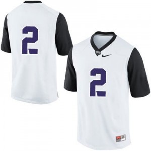 Nike TCU Horned Frogs No.2 College - White Football Jersey