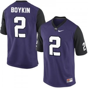 Nike Trevone Boykin TCU Horned Frogs No.2 College - Purple Football Jersey