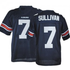 Under Armour Pat Sullivan Auburn Tigers No.7 - Navy Blue Football Jersey