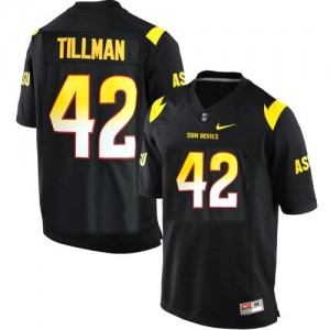 Nike Pat Tillman Arizona State Sun Devils No.42 - Black Football Jersey