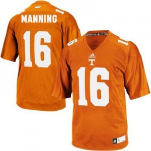 Adidas Peyton Manning Tennessee Volunteers No.16 - Orange Football Jersey