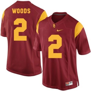 Nike Robert Woods USC Trojans No.2 - Red Football Jersey