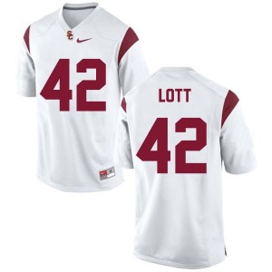 Nike Ronnie Lott USC Trojans No.42 - White Football Jersey