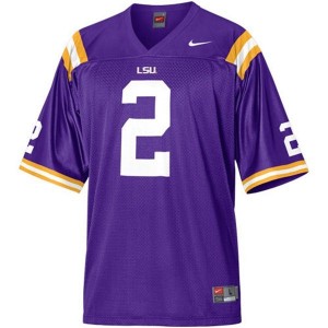 Nike Rueben Randle LSU Tigers No.2 Mesh - Purple Football Jersey