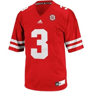 Adida Taylor Martinez Nebraska Cornhuskers No.3 - Red Football Jersey