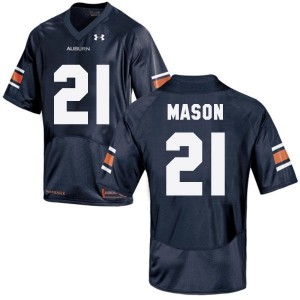 Under Armour Tre Mason Auburn Tigers No.21 Youth - Navy Blue Football Jersey