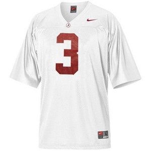 Nike Trent Richardson Alabama Crimson Tide No.3 Youth - White Football Jersey
